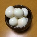 たかおるん's cooksnap of when they made ゆで卵の剥き方＊塩、酢不要つるんと剥ける.