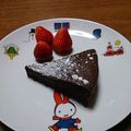 Bluria's cooksnap of when they made 簡単＊シンプル ガトーショコラ.
