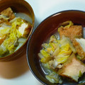 kurukurumin's cooksnap of when they made 春キャベツと厚揚げののあっさり煮.