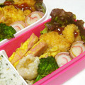 なななな♡MaMa's cooksnap of when they made 冷凍しゅうまいで　お弁当♪.