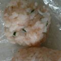 shellone's cooksnap of when they made ✿たらこ・しらす・小葱のおにぎり✿.