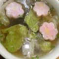 はらぺこ青虫's cooksnap of when they made ウェイパァーでふわふわ卵のレタススープ.