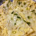 arku's cooksnap of when they made マヨねぎシラスの油揚げピザ～糖質制限ＯＫ.