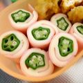 ＲＥＴＳＵＡ．Ｔ's cooksnap of when they made ☆オクラとチーズのハム巻きおつまみ☆.