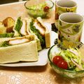 ガメコ's cooksnap of when they made チキンカツサンド.