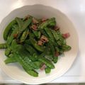 まりけんまま's cooksnap of when they made ☆絹さやベｰコン☆.