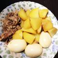 遥＆悠ママ's cooksnap of when they made 豚肉と新じゃがのお酢入りさっぱり甘辛煮.