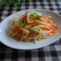 まろんかふぇ's cooksnap of when they made もやしと人参 簡単さっぱり塩だれ和え.