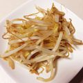ゆーなん。's cooksnap of when they made ズボラさんのもやしのナムル風♫.
