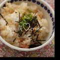 milk＊crown's cooksnap of when they made 明太子と鮭フレの混ぜご飯.