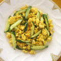 UMAe's cooksnap of when they made きゅうり玉子炒め.
