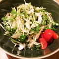 なかじママ's cooksnap of when they made 簡単☆水菜と新玉ねぎのゴマサラダ.