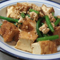 ちーはる's cooksnap of when they made 厚揚げと小松菜の炒め物.