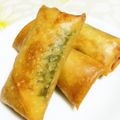 緑eighter's cooksnap of when they made 大好き❤ツナマヨチーズとシソ春巻き.