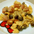mariko1713's cooksnap of when they made 中華炒め卵とじ.