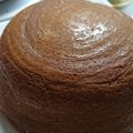 ♪瑠花♪'s cooksnap of when they made 板チョコ２枚でしっとりふわケーキ☆炊飯器.