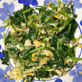抹茶もつこ's cooksnap of when they made ホウレン草マヨ卵炒め.