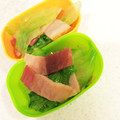 shokotang's cooksnap of when they made 簡単★レタスとハムのクレイジー炒め　弁当.