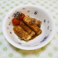 pitachan1's cooksnap of when they made 筍とアスパラの肉巻きバルサミコソース.