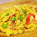 Pu♡Pu's cooksnap of when they made 絹さやカニカマの卵とじ.