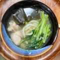 富士山泰山's cooksnap of when they made 超簡単！もつ鍋風（ニンニク＊醤油）うどん.