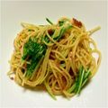 ぴーちくぱーちく娘's cooksnap of when they made 簡単☆コンビーフとほうれん草のパスタ.