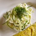 ルロワ・モワ's cooksnap of when they made 生ズッキーニのサラダ＊レモン×ディルで.