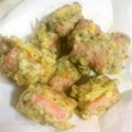 のじまさん's cooksnap of when they made チーズｉｎお魚ソーセージの磯辺揚げ.