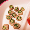 おかちめんこ111's cooksnap of when they made 離乳食　完了期　オクラの肉巻き.