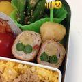 まごころ食堂's cooksnap of when they made お弁当に✿お花の肉巻き✿.