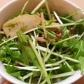 もものはちみつ's cooksnap of when they made きのこのマヨガーリックソテー☆水菜サラダ.