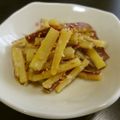 Tzippy's cooksnap of when they made さつまいもの塩麹バターきんぴら.