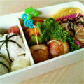 70cafe's cooksnap of when they made お弁当☆ちくわのソーセージ巻き☆.