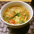 HIDEAKIRA's cooksnap of when they made トマトとレタスの卵スープ.