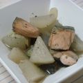 さんころ's cooksnap of when they made 鮭と大根のゴマ味噌煮.