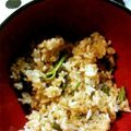 ミチ2555's cooksnap of when they made 3分で出来る！まるでおこわ・山菜ごはん.