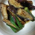 たぼーん's cooksnap of when they made 夏野菜★オクラと茄子の胡麻和え.