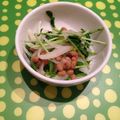アダム＆イヴ's cooksnap of when they made 豆苗の納豆サラダ.