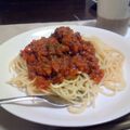 ちんぐりあん's cooksnap of when they made 濃厚・トマトたっぷりミートソース.