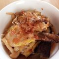 ごろにゃもー's cooksnap of when they made 白菜と茄子プラス梅♪さっぱり炒めモノ.