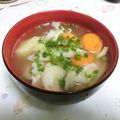 さふらん３'s cooksnap of when they made 便秘解消★だんご汁.