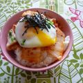 クレイプメートル's cooksnap of when they made 我が家のキムチ丼♪.