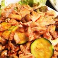 knk★'s cooksnap of when they made ズッキーニと豚肉のケチャップいため.
