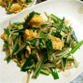 ひとぴかあさん's cooksnap of when they made 簡単☆にら玉もやし炒め.