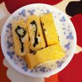ぴちおさん's cooksnap of when they made フライパンで☆のりチーズの卵焼き☆.