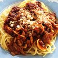 39sho's cooksnap of when they made ミートソースパスタ.
