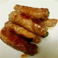 sachiko020's cooksnap of when they made 甘辛☆獅子唐大葉チーズ肉巻き.