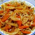 お料理初心者ママ's cooksnap of when they made 豚バラスライスで揚げないお手軽酢豚❤.