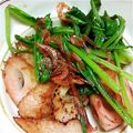むぅ…'s cooksnap of when they made 小松菜とちくわのにんにく醤油炒め.