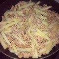柚晴mama's cooksnap of when they made じゃがいもと挽き肉のバター炒め.